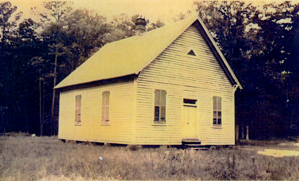 Beech Grove Church as it looked when George and Rebecca were courting