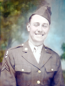Buck was the first of the Emersons to join the war effort and also the first to return home. Buck in the Army