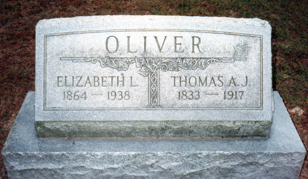 Olivers' Grave Stone